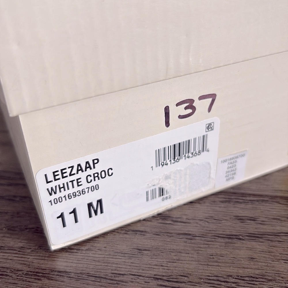 NIB [Style & Co.] Leeza Faux Leather Open Toe Mid Wedge in White Croc Women’s 11 - Picture 14 of 14
